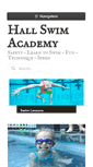 Mobile Screenshot of hallswimacademy.com